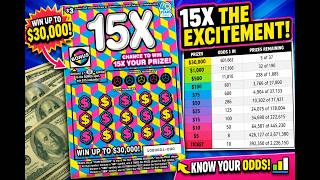 2 California 15X Scratchers... Did We Beat the Odds?