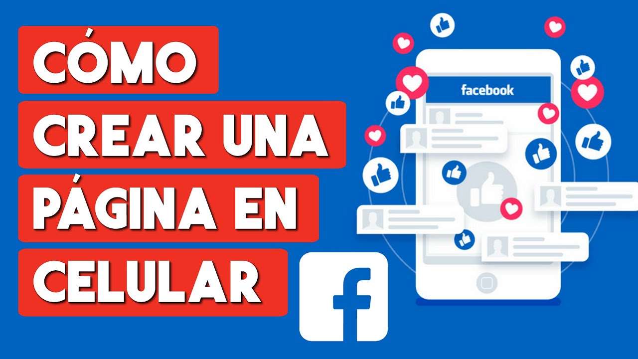 Como Crear una Pagina en Facebook desde el Celular, image size:1280x720