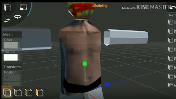 Prisma 3d,  Minecraft creator notch character modeling part # 2
