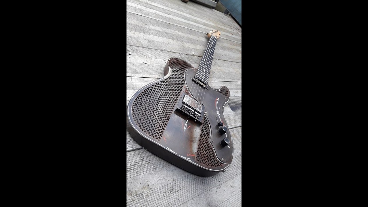 Diy Steel Body Guitar Youtube 