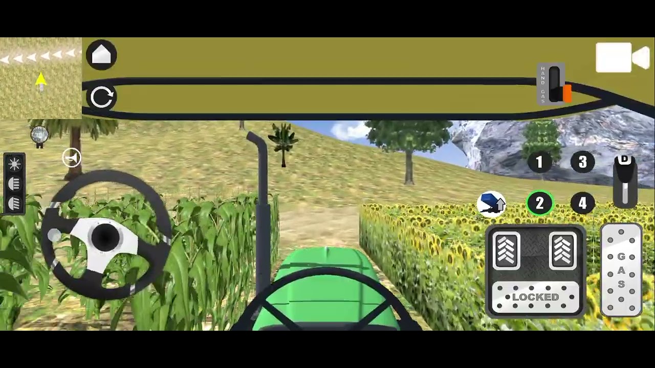 JOHN DEERE TRACTOR TROLLEY GAME// INDIAN TRACTOR GAME// VEHICLE DRIVING SIMULATOR GAMING 