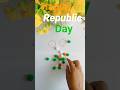 DIY Republic day Earrings 🇮🇳 #republic #youtubeshorts #shortvideo #viralvideo #craftersonatina