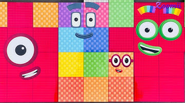 Op zoek naar Numberblocks Puzzel Tetris NIEUW Club Party Space ASMR Numberblocks Bevredigende Vid...