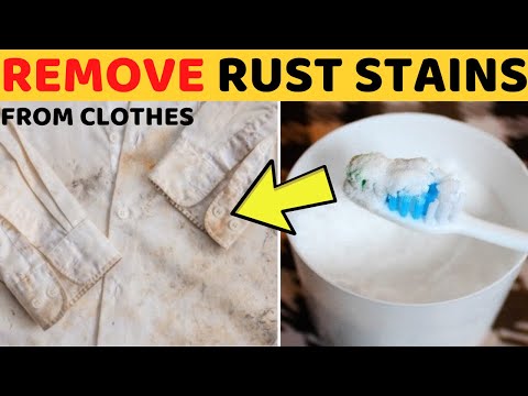 How to Remove Rust Stains From Clothes With Simple Way Home Remedies