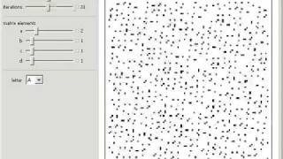 Integer Torus Maps Applied to Letterforms