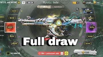Buying mythic XM4 - Luminescent Jade full draw CALL OF DUTY MOBILE ( MYSTIC JADE MYTHIC )