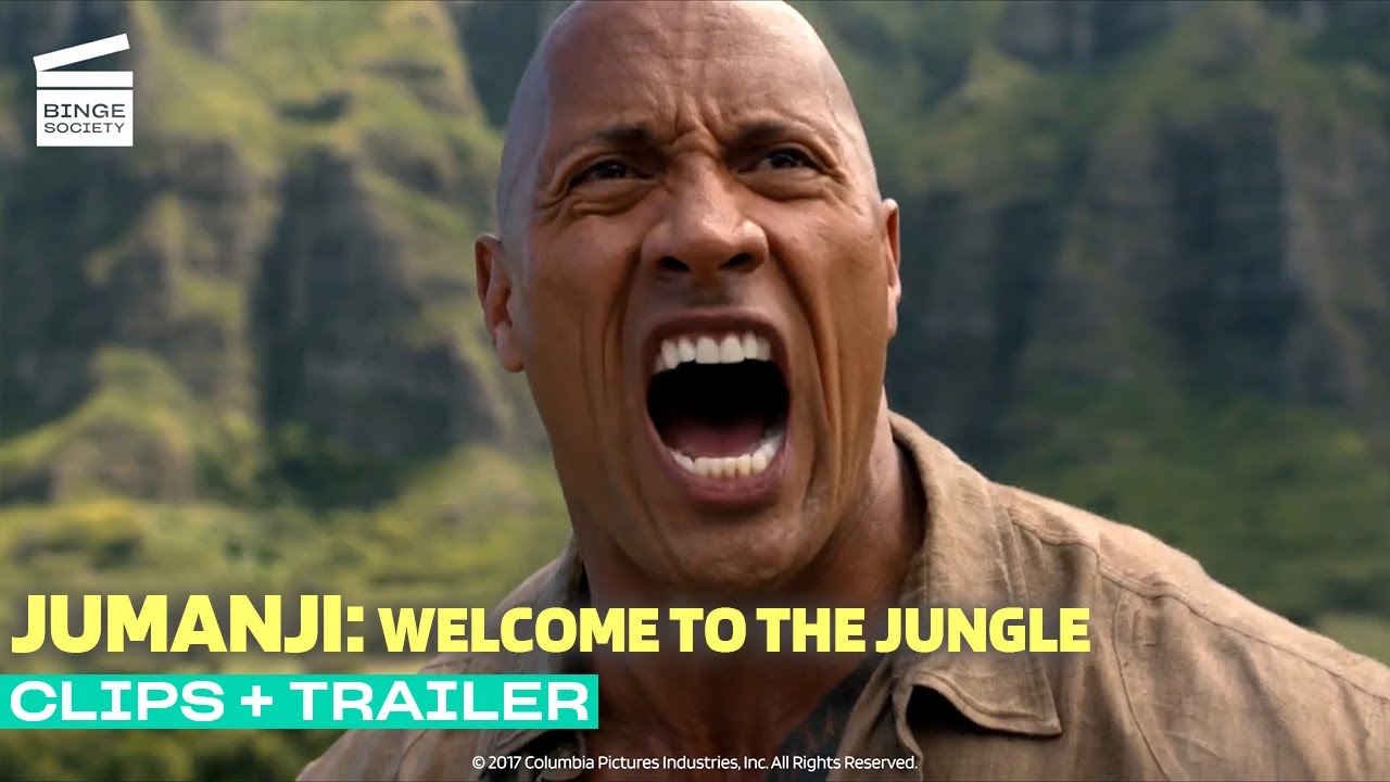 Jumanji: Welcome To The Jungle Clips + Trailer | Binge Comedy