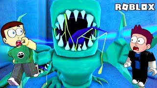 Escape The Alien Base in Roblox | Shiva and Kanzo Gameplay
