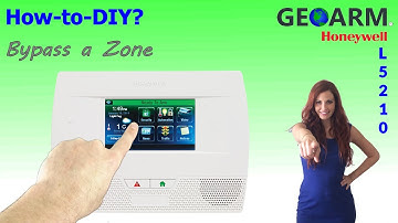 Honeywell L5210 - How to Bypass a Zone?