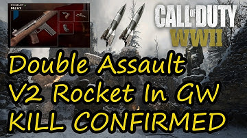 COD WW2 : Double Assault V2 Rocket in Ground War Mosh Pit Kill Confirmed