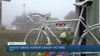 Ghost bikes honor crash victims