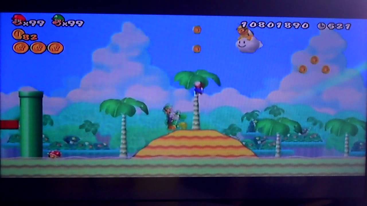 Guida new super mario bros wii - mondo 4-5 - monete stella