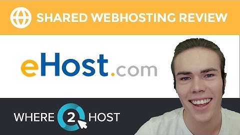 Ehost Shared Web Hosting Review 2017