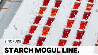 How This Semi-Automatic Starch Mogul Makes Perfect Gummy Candy – Full Process! #candymachine