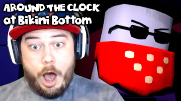 I'M A WANTED MAN AT THE SALTY SPITOON!! | Around the Clock at Bikini Bottom (Part 18)