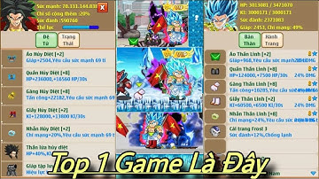 Hồi Ức Ngọc Rồng - Nick top1 game này sẽ mạnh như nào , sét thần linh kích hoạt !!!