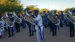 Refentse Brass-Band 🌊🥁@Home 2024🎵Modimo Re Boka Wena🌟💙 #OceanFLow