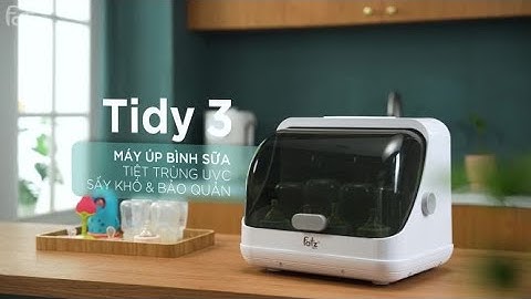 Máy úp bình sữa, tiệt trùng UVC, sấy khô và bảo quản Tidy 3 | FATZBABY