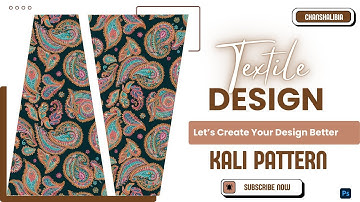 Kali Repeat Pattern In Photoshop | Textile Design Photoshop | #design #patterndesign #easy