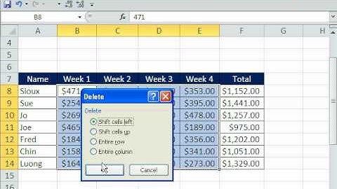 Excel Magic Trick 585: Deleting Content, Cells, Formatting & The Problem with Right-Click Delete