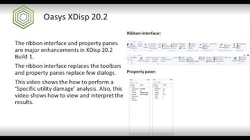 Oasys XDisp Tutorial: Specific Utility Damage