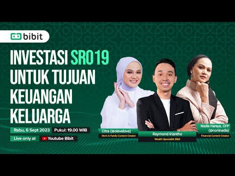 Investasi SBN Syariah - SR019 untuk Tujuan Keuangan Keluarga