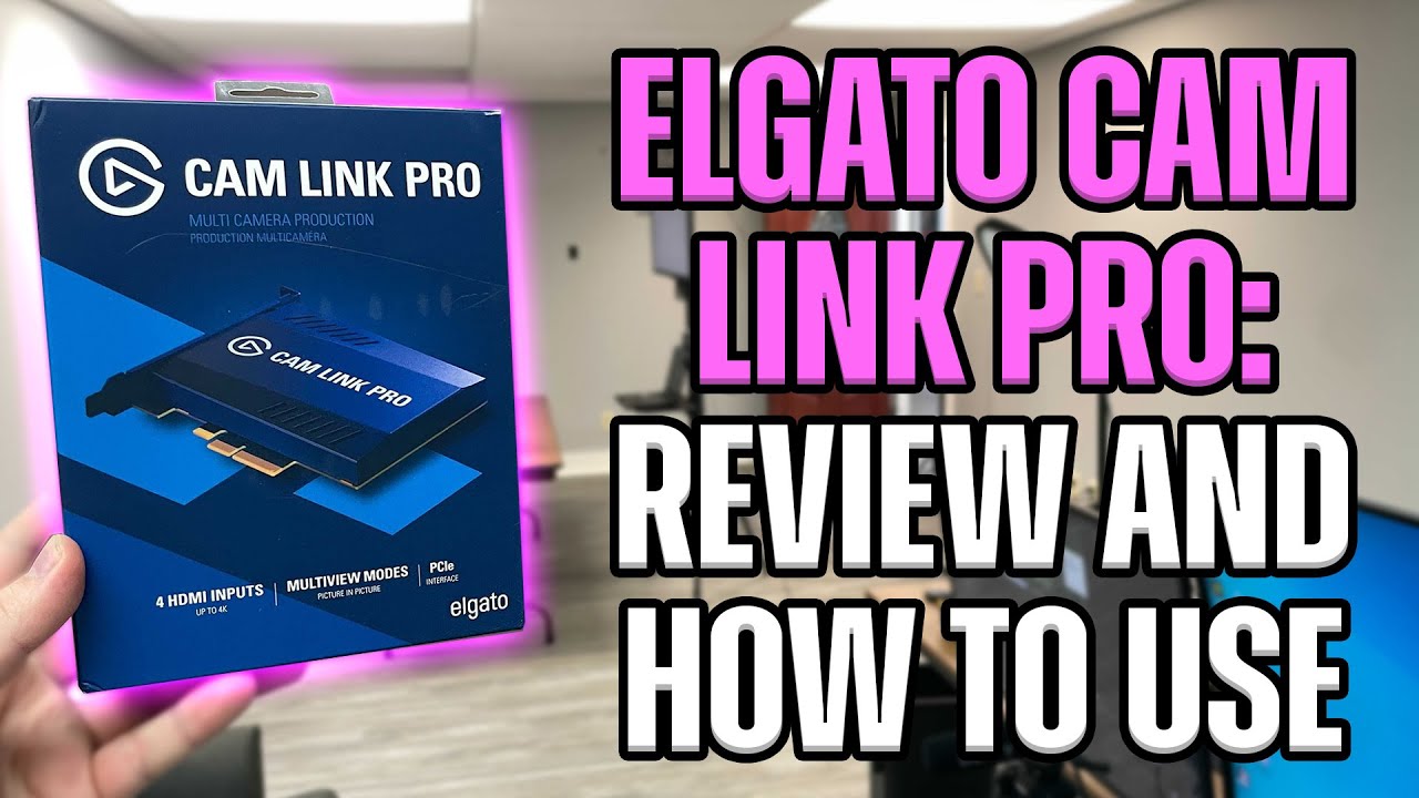 Elgato Cam Link Pro – PCIe camera capture card, 4 HDMI Input