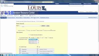 Searching BPCC Resources- Gale Literary Index