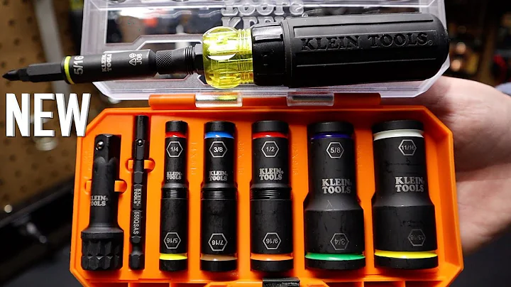 NEW Klein Tools Flip 10 Deep-Well SAE Socket Set - 65618