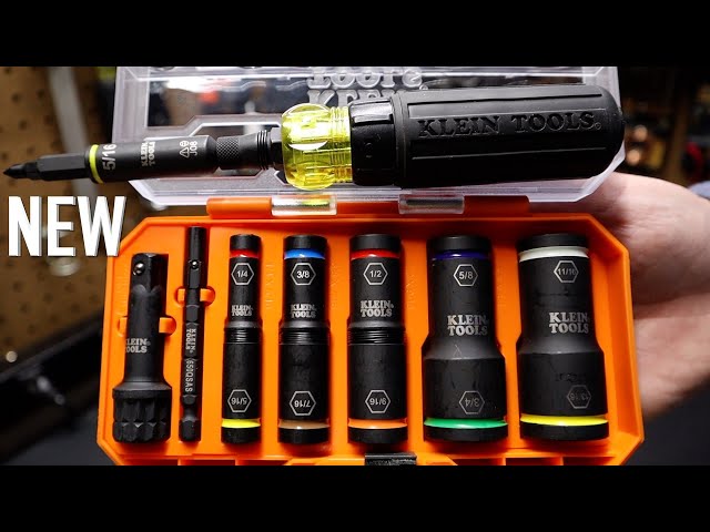 NEW Klein Tools Flip 10 Deep-Well SAE Socket Set - 65618 - YouTube