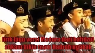 Padang bulan versi Madura,, voc, hafidzul ahkam & Gus azmi