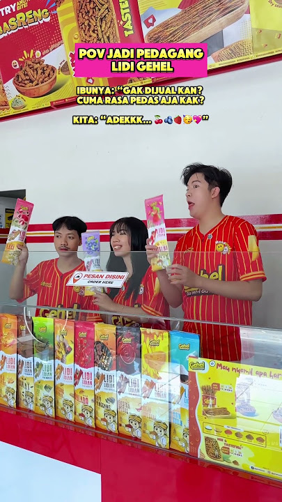 Maaf bu anaknya udah tau semua varian rasa Lidi Gehel😭🙏🍒🫐🍓