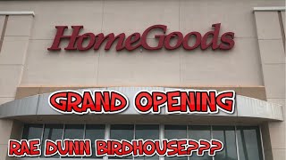 HOMEGOODS GRAND OPENING//RAE DUNN HUNTING//RAE DUNN BIRDHOUSE