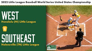 Hawaii vs Tennessee - 2022 United States Championship | Little League World Series screenshot 5
