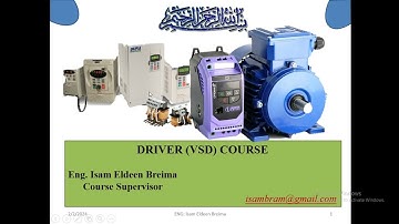 1  Variable Speed/Frequency Drive VSD/VFD -  Introduction