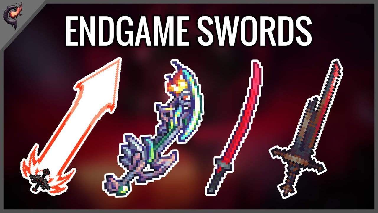 All Endgame Swords - Terraria Calamity Mod 