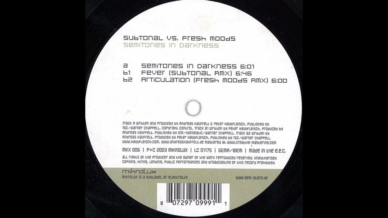SUBTONAL VS FRESH MOODS - FEVER (SUBTONAL REMIX) | [SEMITONES IN DARKNESS][B1]