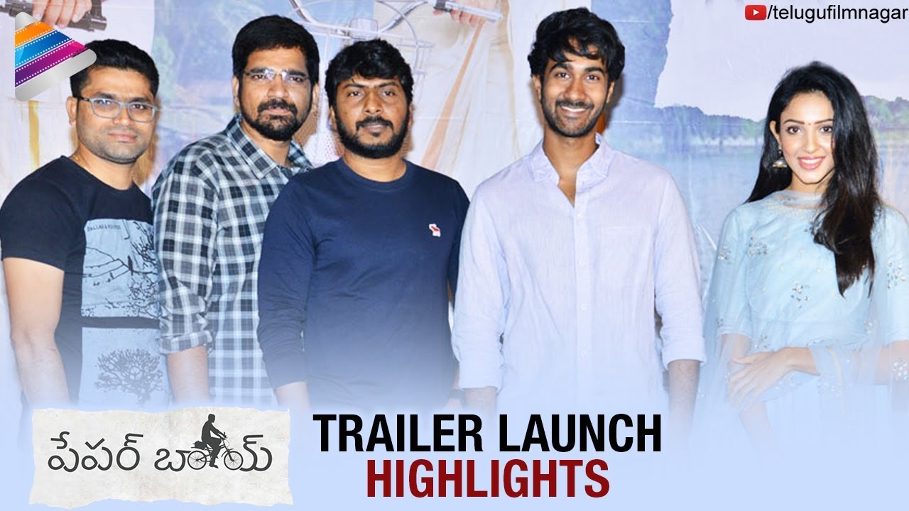 Paper Boy Trailer Launch HIGHLIGHTS | Sampath Nandi | Santosh Shoban | Tanya Hope | Telugu FilmNagar
