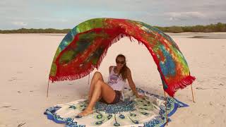 Suniela Beach Quick & Easy Cabana Setup