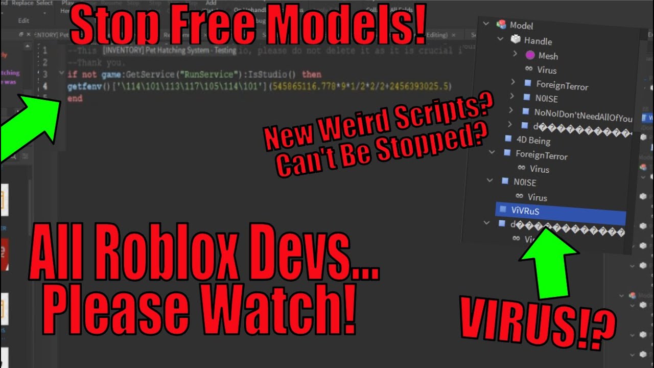 Roblox Studio  How to download free models from discord 