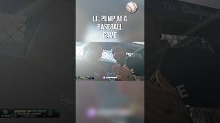Lil Pump at a baseball game #lilpump #shorts