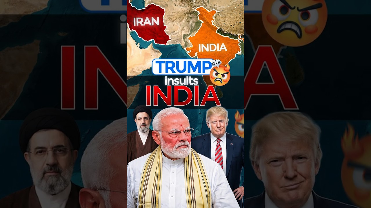 Iran Fired Back After Trump Insulted India 😳 #shorts  #mapanimation  #viralshorts