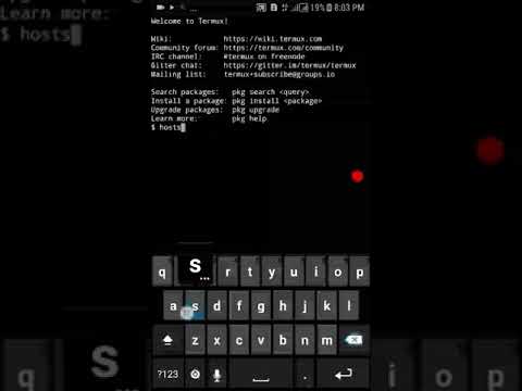 Capturando novos hosts via termux