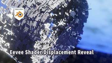 [Tut] Sci-fi Eevee Shader Displacement Reveal - Blender Geometry Nodes 4.1