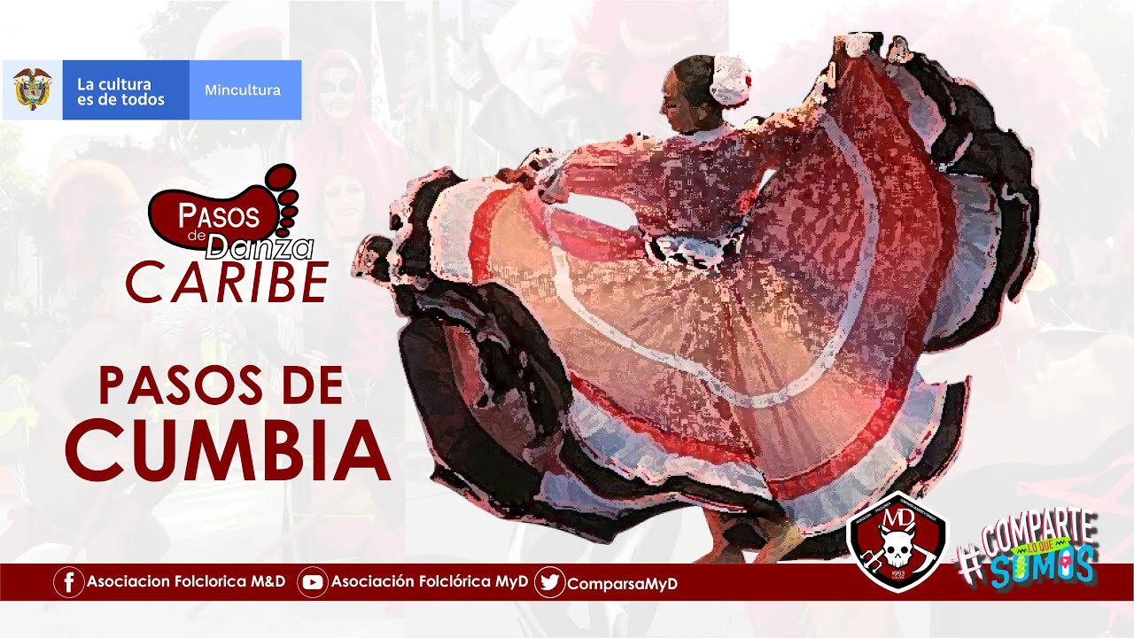 Pasos de Cumbia - Pasos de Danza Caribe # ComparteLoQueSomos