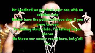 DJ Khaled - Welcome To My Hood Dirty Uncensored LYRICS feat. Rick Ross, Plies, Lil Wayne & T-Pain