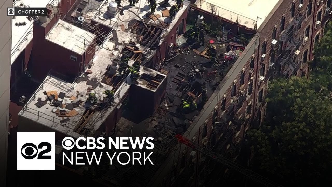 Dozens displaced by Upper East Side apartment building fire - YouTube