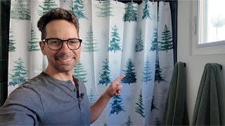 A Christmas Shower Curtain to Transform Your Bathroom Into the Season