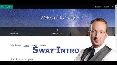 Introduction to Microsoft Sway