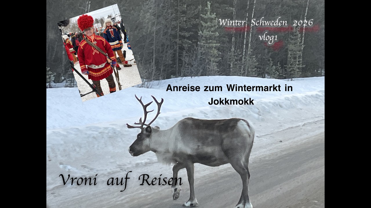 Schweden im Winter mit dem Wohnmobil, Anreise nach Jokkmokk: es wird -32Grad 🥶🥶🥶 Vlog1